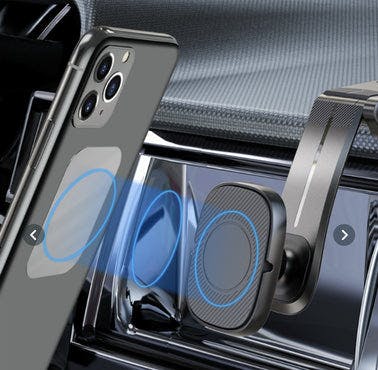 Products Magnetic Cell Phone Holder for Car Dashboard. 360 degree Mobile Phone Bracket