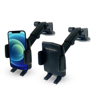 Products 360 Car Phone Mount Holder with Adaptable Cradle 2.0 Adjustable Long Neck for Windshield Dashboard
