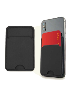 Phone Adhesive Card Holder Wallet Stick On Cell Phone Back Case Sleeve