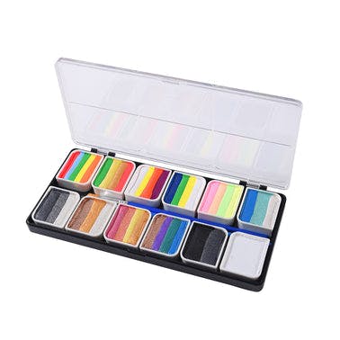 Rainbow Face Paint Multicolor Series Temporary Body Paint Art 144g/5.14oz Children Makeup Painting Pigment
