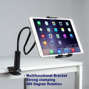 Tablet Holder Phone 2-In-1 with Flexible Long Arm. Bedside Desk Mount Bracket Stand Regular price