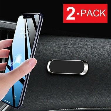 Strip Shape Magnetic Car Phone Holder Stand For iPhone Magnet Mount Holder 2 pcs
