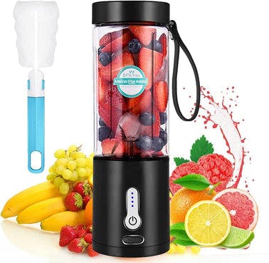 Portable Blender Smoothies Fruit Vegetable Juicer Machine USB Rechargeable Mixer